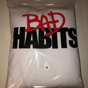 VLONE X NAV BAD HABITS DRIP WHITE HOODIE